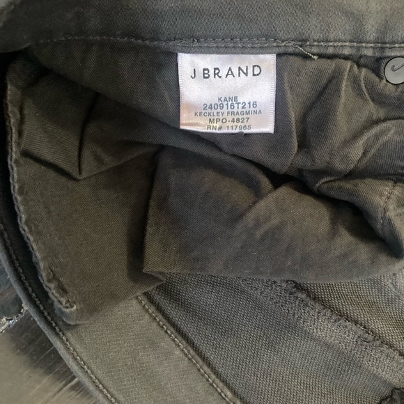 J Brand Kane straight fit chino pants in color Keckley Fragmina size 33 - Picture 4 of 4
